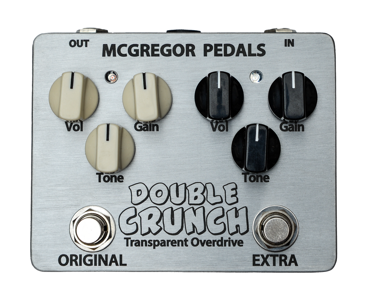 crunch pedal Double Crunch Transparent Overdrive – McGregor Pedals